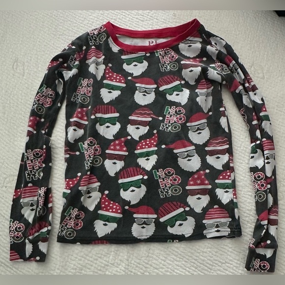 🎁Festive Kids Pajama Pants & Long Sleeve Shirt Set- Size 12🎁 - Picture 2 of 9